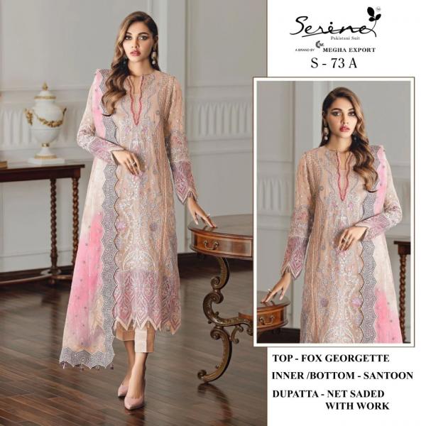 Serene S 73 Georgette Wear Pakistani Georgette Salwar Kameez Collection